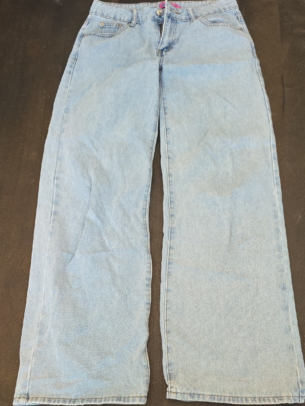 Edikted S. 14/30 Light Blue Wide-Leg Women’s Jeans